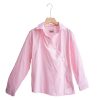 Pinstripe Wrap Shirt