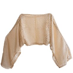 Crochet Balloon Sleeve Cover-Up - Image 5