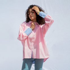 Pink Candy Oversized Shirt