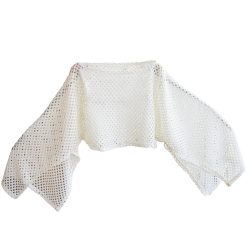 Crochet Balloon Sleeve Cover-Up - Image 3