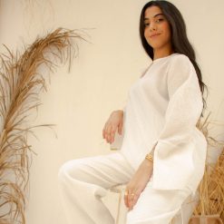 Lined Texture Set – White
