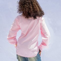 tie up summer shirt _ pink - Image 3