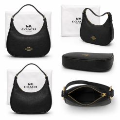 Monogram Print Hobo Bag