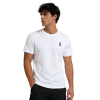 Minimal Logo Athletic T-Shirt - White, cotton tee with minimal chest logo (size XL)