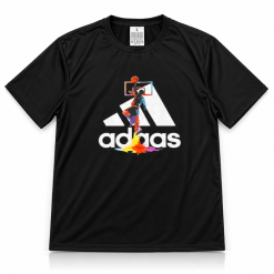 Adidas Basketball Graphic Black T-Shirt