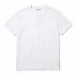 Crocodile Embroidered Cotton T-Shirt - White