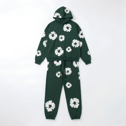 Denim Tears Cotton Wreath Tracksuit Set - Green