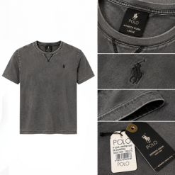 Polo Dark Charcoal Crew Neck T-Shirt