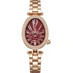 Fairwhale FW-3610-S3 Women's Rose Gold Watch - Red Dial