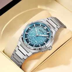 ⁦Bonest Gatti BG8013-S3 Men's Automatic Watch - Blue Dial⁩ - الصورة ⁦4⁩