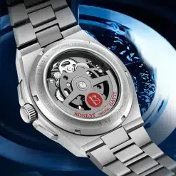 Bonest Gatti BG8007-S2 Men's Automatic Watch - Blue Dial - Image 3