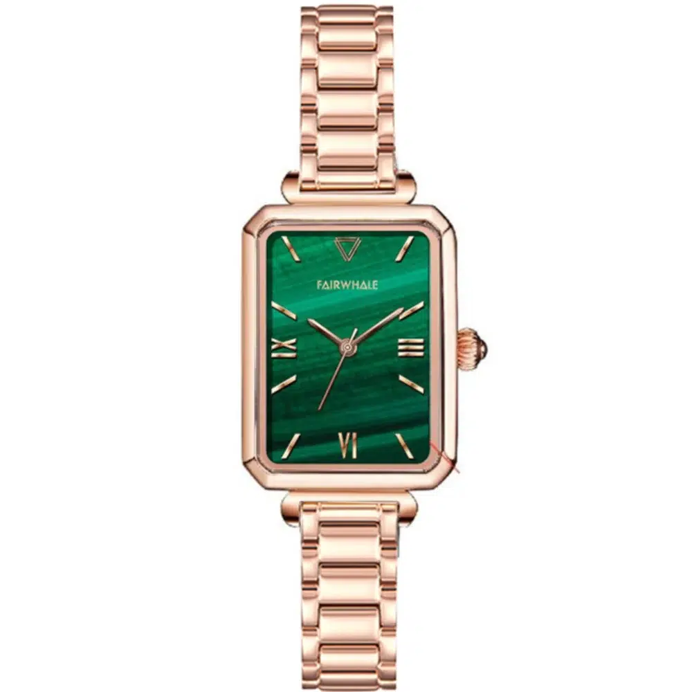 Fairwhale FW-3270-S3 Women's Rose Gold Watch - Green Dial