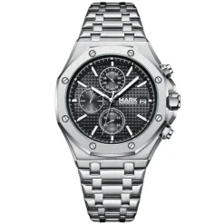 Fairwhale FW-5860-S1 Men's Chronograph Watch - Black Dial