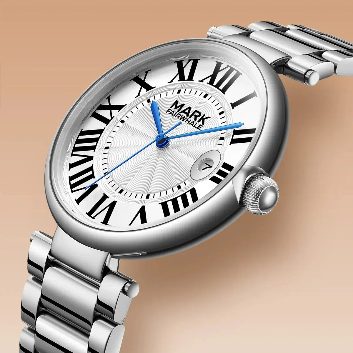 Fairwhale FW-5840-S1 Men's Watch - Silver Dial - الصورة 5