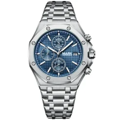Fairwhale FW-5860-S2 Men's Chronograph Watch - Blue Dial