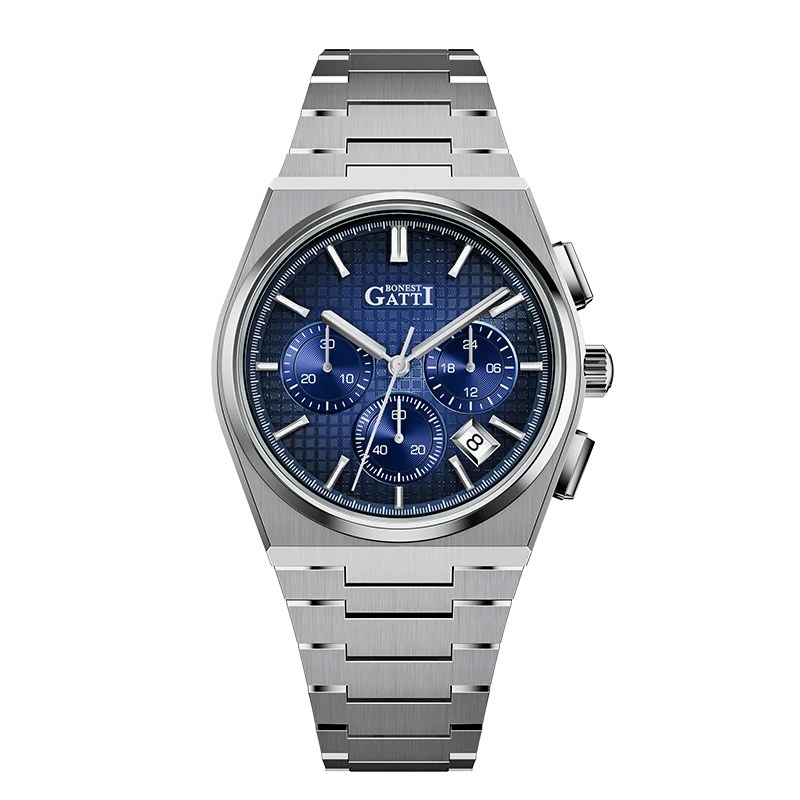 Bonest Gatti BG8016-S2 Men's Automatic Watch - Blue Dial