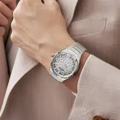 Alternative view of Bonest Gatti BG8013-S2 Men's Automatic Watch - Silver Dial