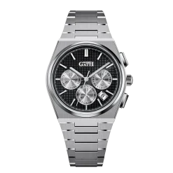 Bonest Gatti BG8016-S3 Men's Automatic Watch - Black Dial