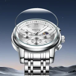 Fairwhale FW-5058-S2 Men's Watch - Silver Dial - Image 4