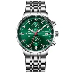 Fairwhale FW-5710-S3 Men's Chronograph Watch - Green Dial