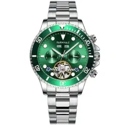 Fairwhale FW-6010-3 Men's Automatic Watch - Green Dial