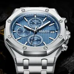 Fairwhale FW-5860-S2 Men's Chronograph Watch - Blue Dial - Image 3