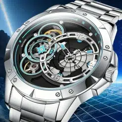 Fairwhale FW-6005-R1 Men's Automatic Watch - Black Dial - Image 2
