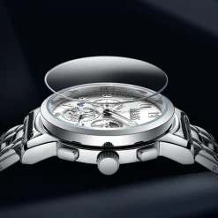 Fairwhale FW-5059-S1 Men's Watch - Silver Dial - Image 4