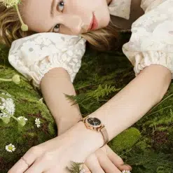 Alternative view of Fairwhale FW-3540-S1 Women's Rose Gold Watch - Black Dial