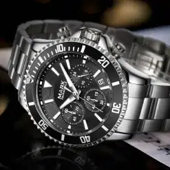 Fairwhale FW-5770-S2 Men's Chronograph Watch - Black Dial - Image 3
