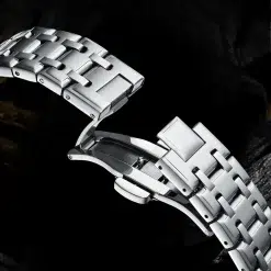 Fairwhale FW-5860-S3 Men's Chronograph Watch - Silver Dial - Image 5