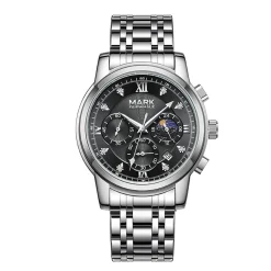 Fairwhale FW-5180-S2 Men's Chronograph Watch - Black Dial