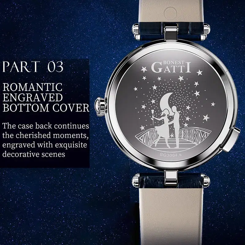 Bonest Gatti Pont des Amoureux BG3004-L1 Women's Watch - Image 4