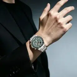 ⁦Bonest Gatti BG8019-S1 Men's Automatic Watch Green Dial⁩ - الصورة ⁦3⁩