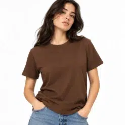 Uniqlo U Cotton Crew Neck T-Shirt – Brown