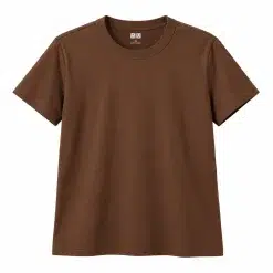 Uniqlo U Cotton Crew Neck T-Shirt – Brown