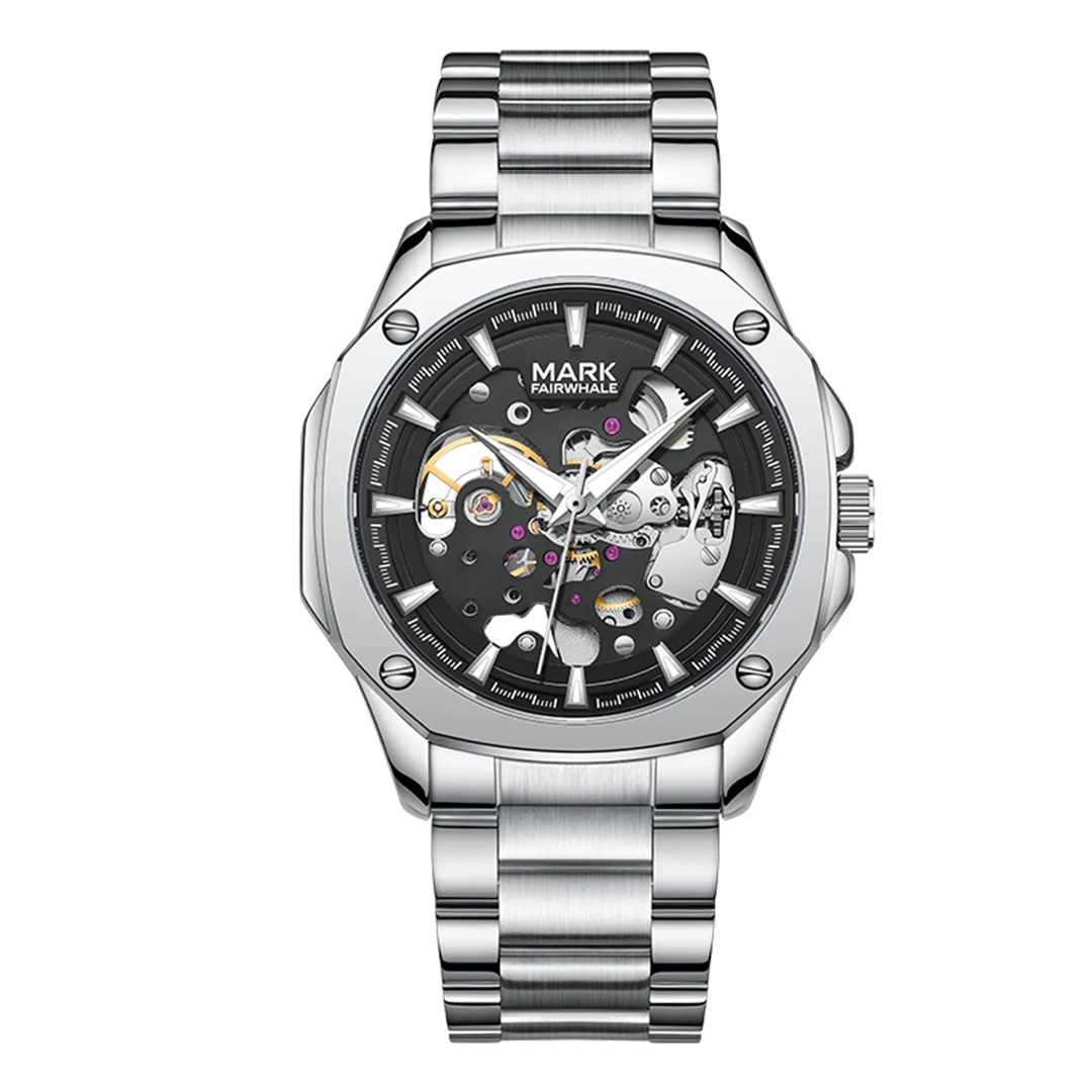 Fairwhale FW-6940-S1 Men's Automatic Watch - Black Dial