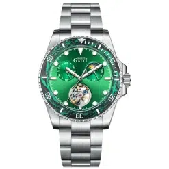 Bonest Gatti Risker BG8003-S3 Men's Automatic Watch - Green Dial