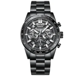 Fairwhale FW-5880-S1 Men's Chronograph Watch - Black Dial