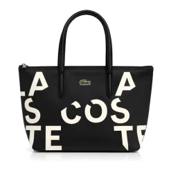 Lacoste Logo Print Tote Bag – Black