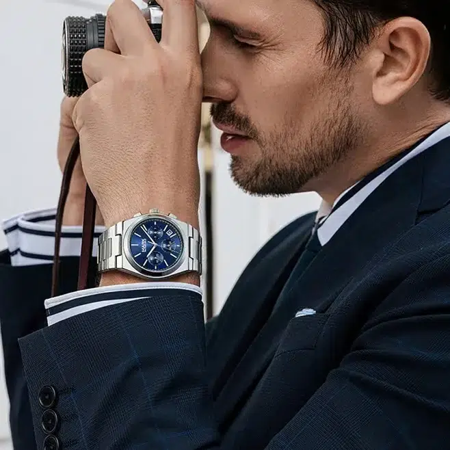 Fairwhale FW-5170-S2 Men's Chronograph Watch - Blue Dial - الصورة 2