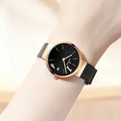 Alternative view of Fairwhale FW-3220-G2 Women's Watch - Black Dial