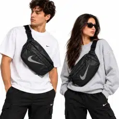 Nike Swoosh Crossbody Bag – Black