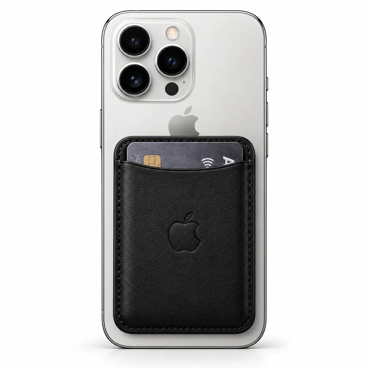 Magnetic Phone Card Holder – Black