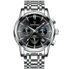 Fairwhale FW-5370-1 Men's Chronograph Watch - Black Dial