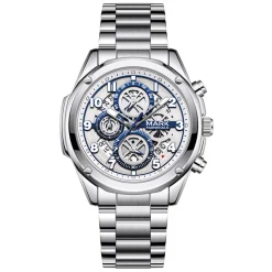 Fairwhale FW-5049-S1 Men's Chronograph Watch - Black Dial