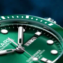 Alternative view of Fairwhale FW-5790-S1 Men's Watch - Green Dial