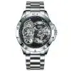 Fairwhale FW-6005-R1 Men's Automatic Watch - Black Dial